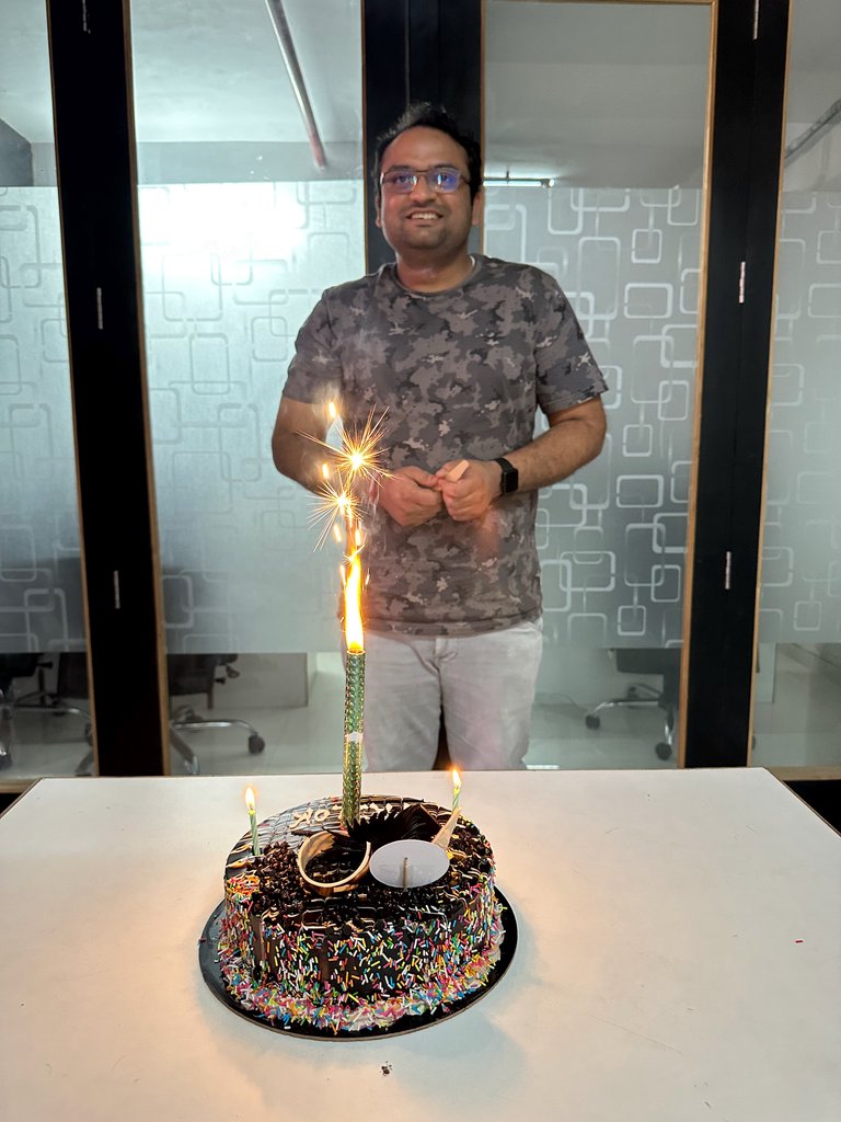 Ocius_Technologies_employee_Lalji_Birthday_party
